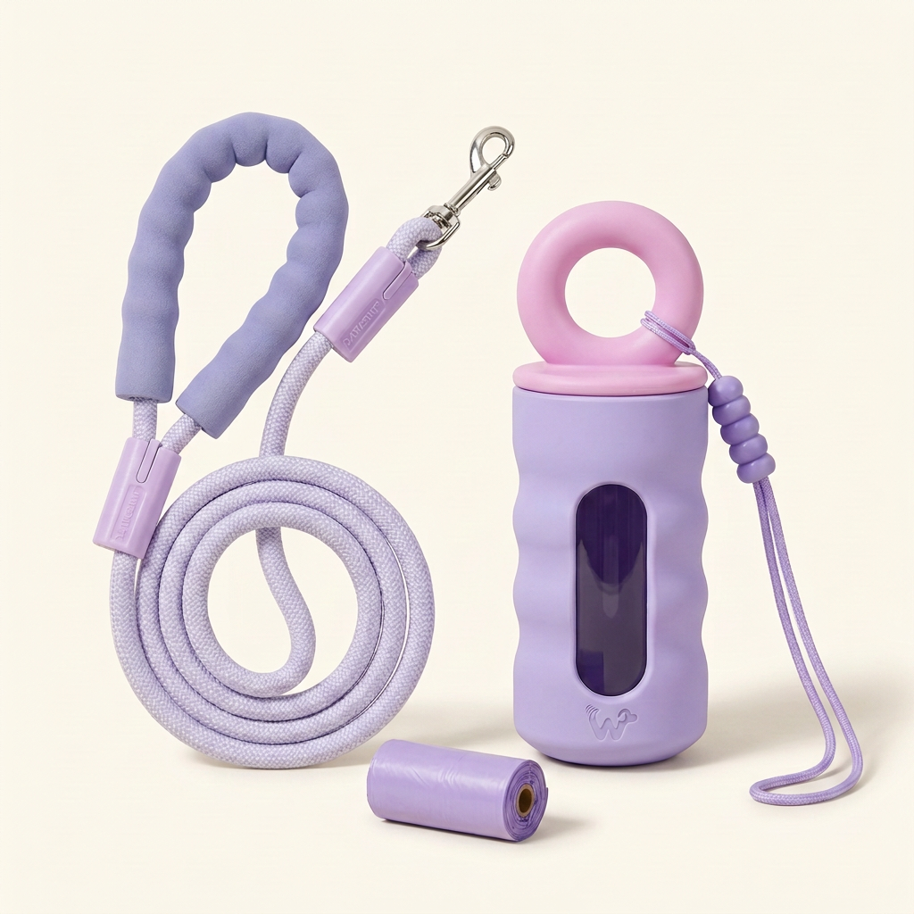 Lavender matching walking set
